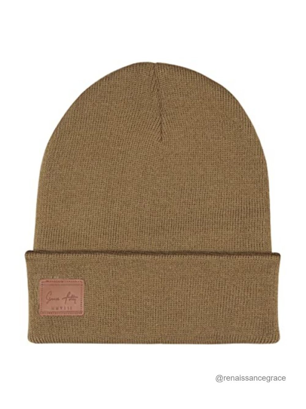 Grace Folly Fold Up Beanie Cuffed Acrylic Knit Hat for Men Women